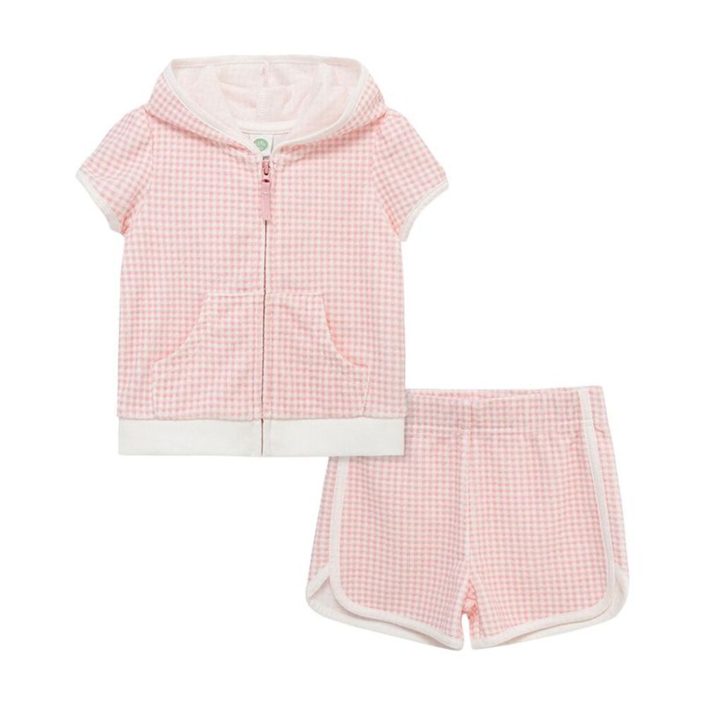 Little Me Gingham Swim Cover Up